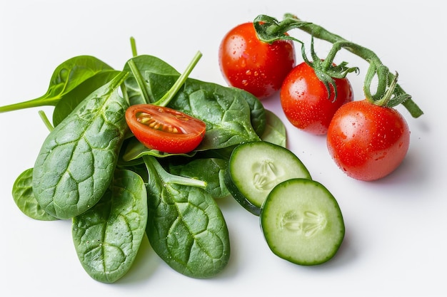 Salade d'épinards fraîches