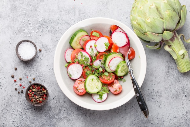 Salade fraîche et saine