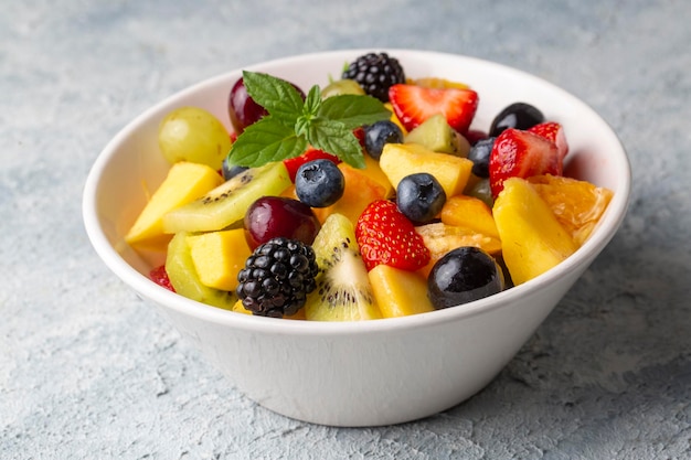 Salade de fruits à base de fruits d'été