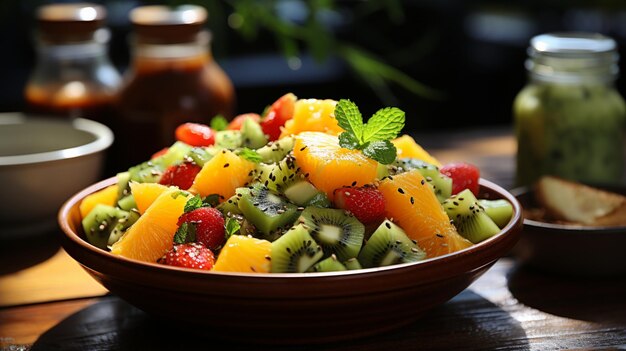 Une salade de fruits délicieuse