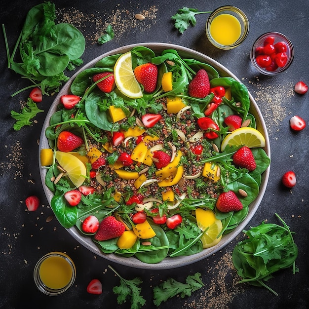 salade de fruits et légumes