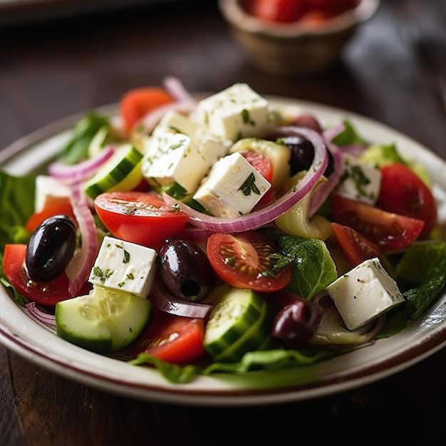 Salade grecque traditionnelle