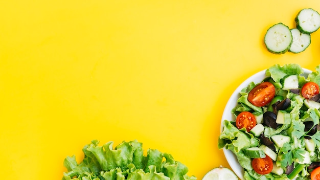 Photo salade et légumes en bonne santé