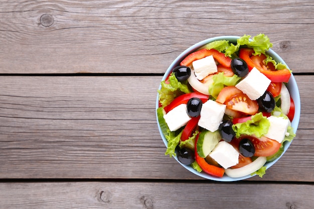 Salade de légumes frais