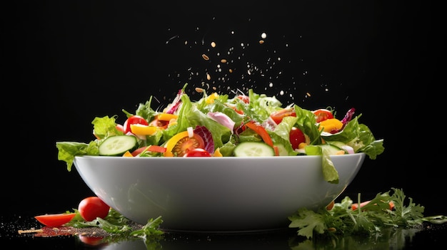 Photo salade de légumes frais