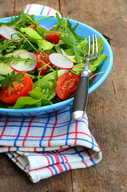 Salade de légumes frais