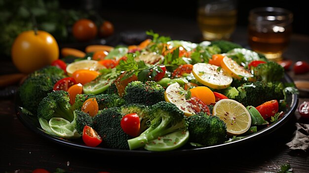 salade de légumes frais