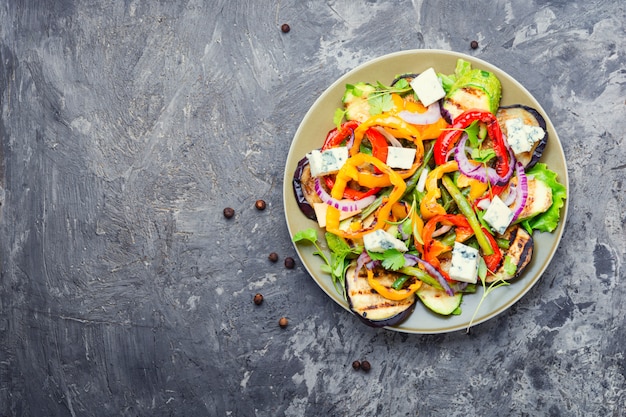 Salade de légumes grillés