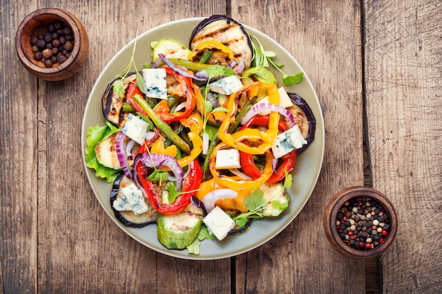 Salade de légumes grillés