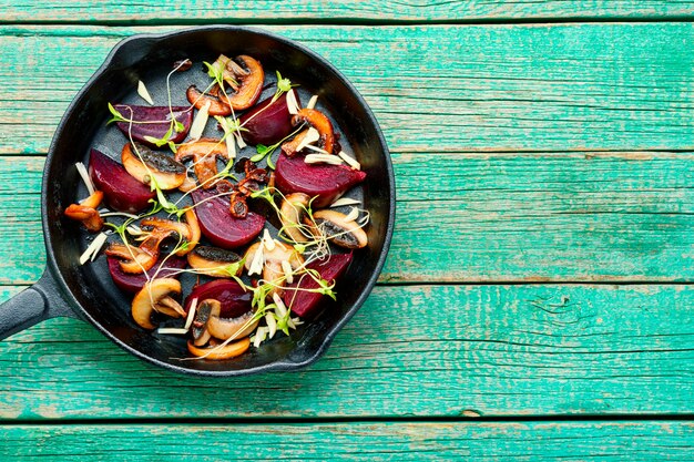 Salade de légumes grillés.