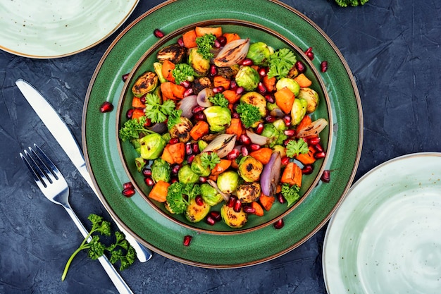 Photo salade de légumes grillés