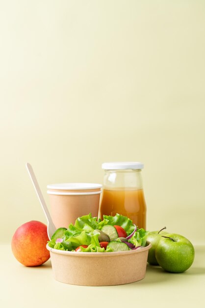 Salade de légumes sains