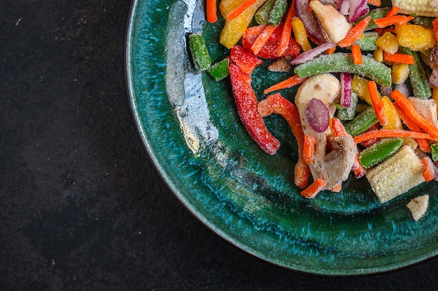 salade de légumes surgelés