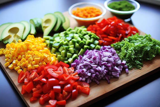 Salade avec des légumes