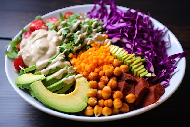 Salade avec des légumes