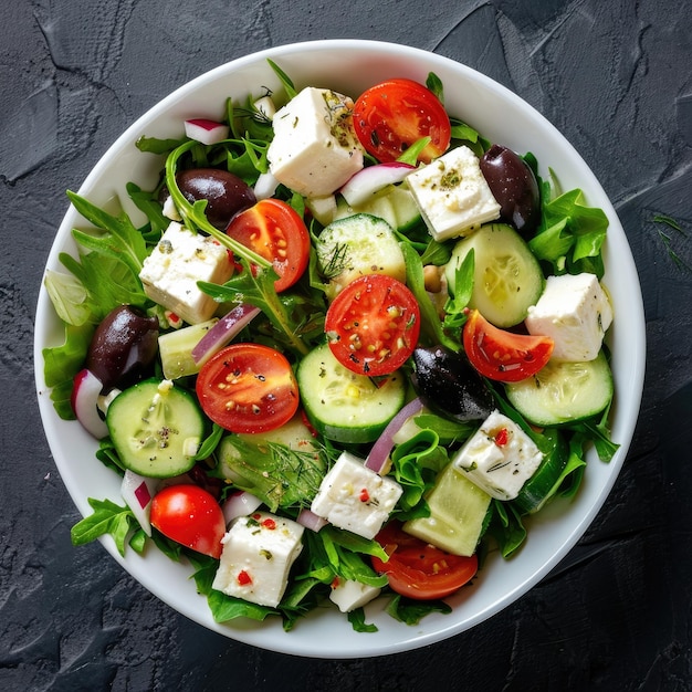 Salade à mélange frais