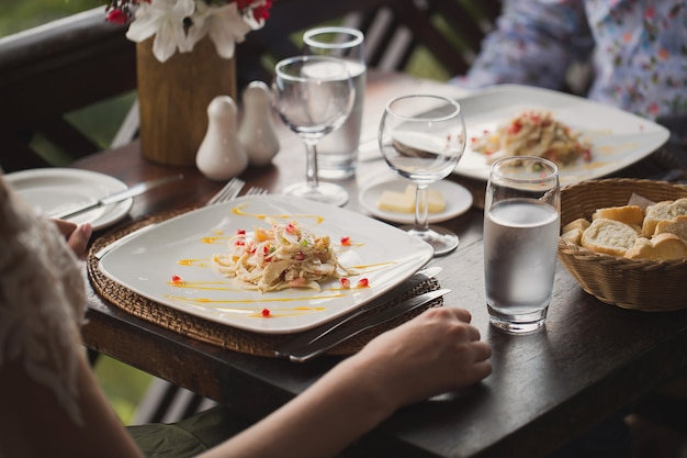 Salade millionnaire à l'île Maurice