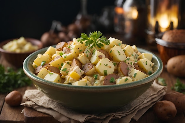 Salade de pommes de terre allemande de luxe