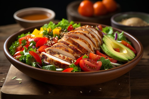 Salade de poulet pour la forme physique