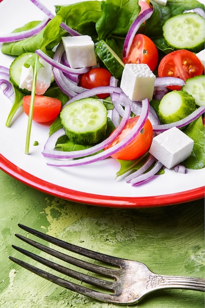 Salade printanière végétarienne