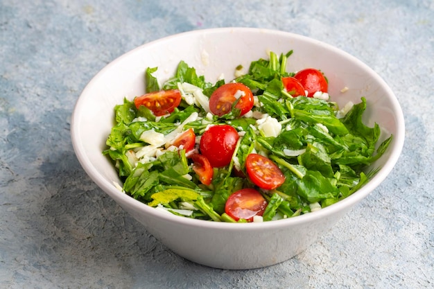 Salade de roquette à la turque nom turc roka salatasi