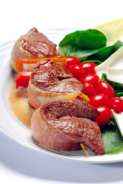 Salade de rumsteck Tomate Laitue Picanha