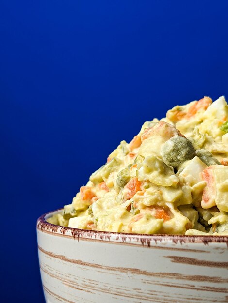 Salade russe Olivier une recette classique avec de la mayonnaise une recette maison au goût incroyable