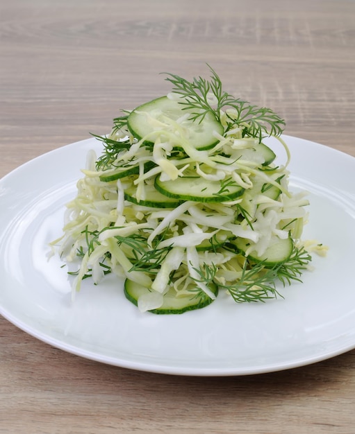 Salade de sabbage au concombre