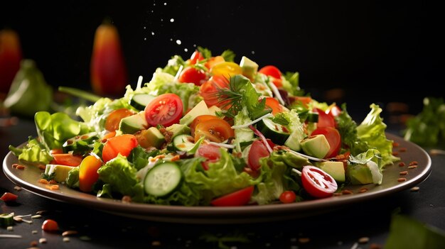 Une salade somptueuse