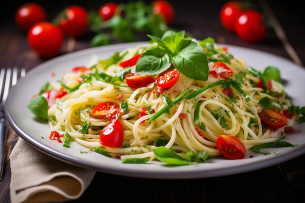 Salade de spaghettis froide