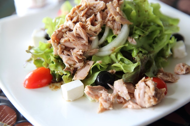 Salade de thon frais, snack italien