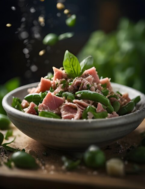 Salade de thon et de haricots verts