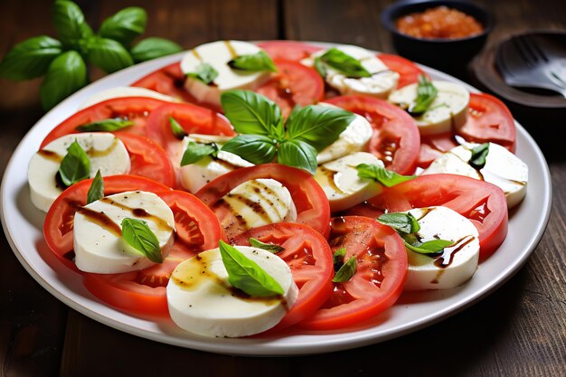 Salade de tomates et mozzarella Caprese Recette italienne Cuisine et cuisine italienne