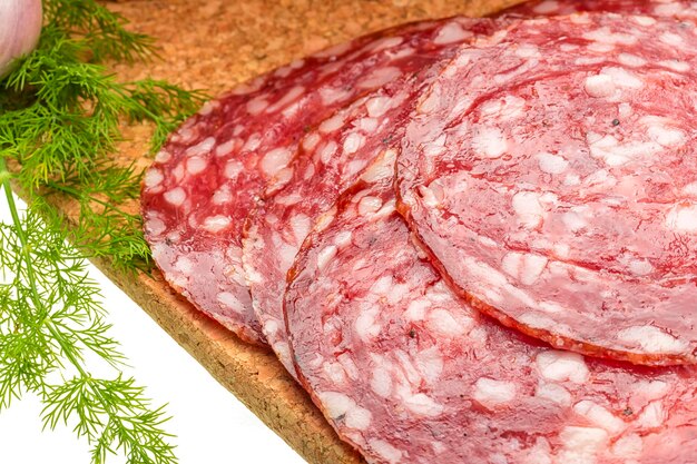 Salami mûr frais