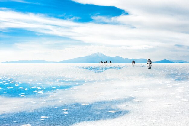 Salar de Uyuni, Altiplano, Bolivie.