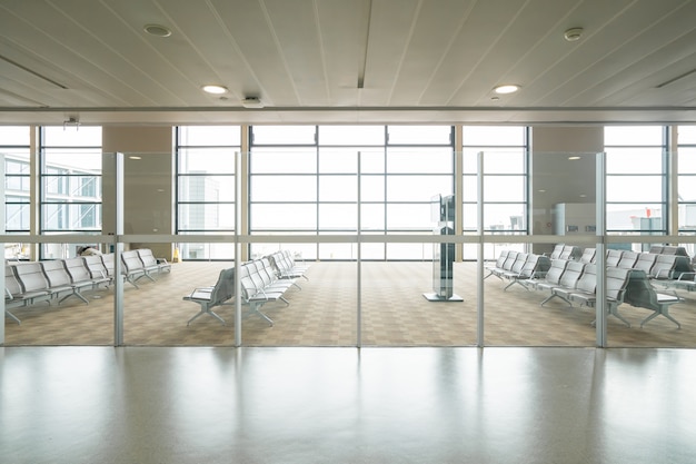 Salle d'attente de l'aéroport