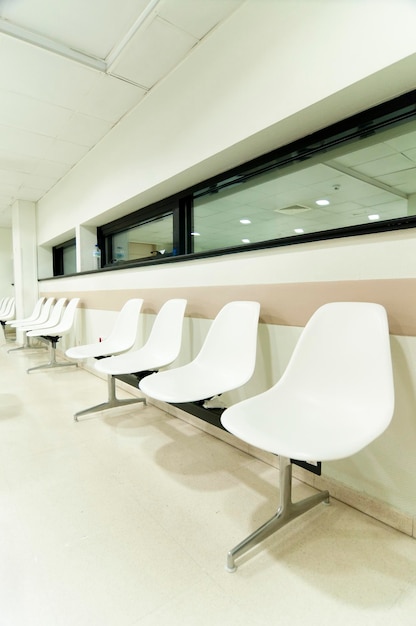 Photo salle d'attente de l'hôpital