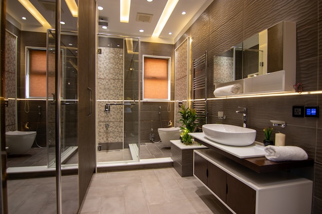 Salle de bain design moderne