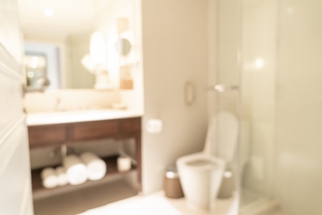 salle de bain flou dans l'hôtel resort pour le fond