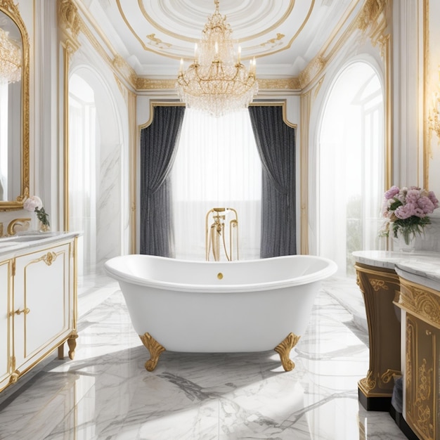 Salle de bain moderne et unique