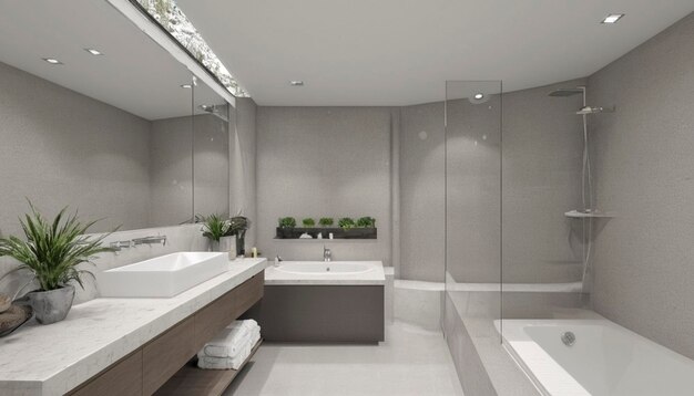 Salle de bain moderne