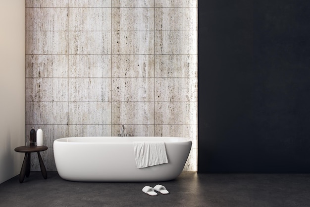 Salle de bain propre avec copyspace