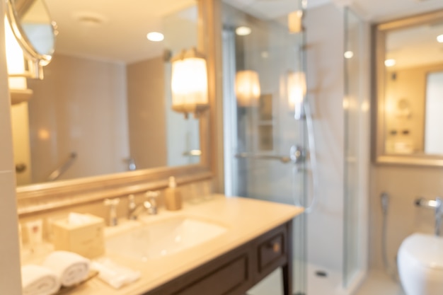 salle de bains ou toilettes flou abstrait