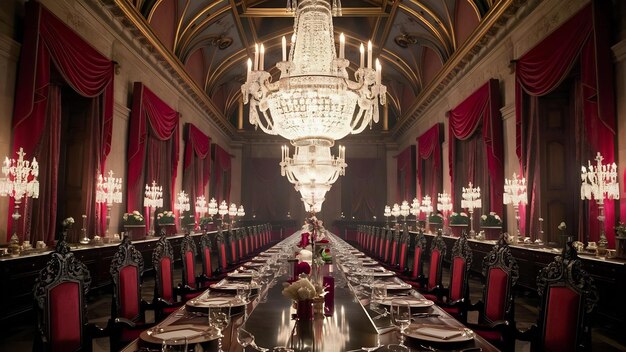 Salle de banquet dans un style classique