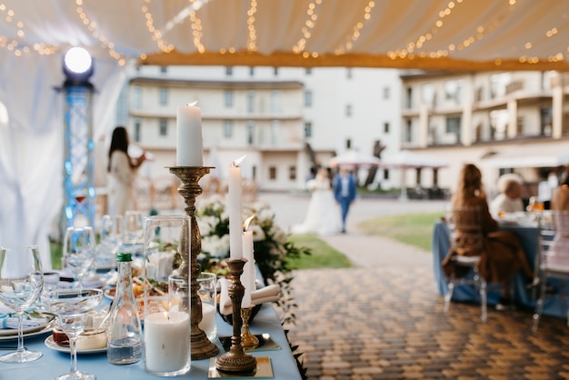 Salle de banquet pour mariages, décoration de salle de banquet