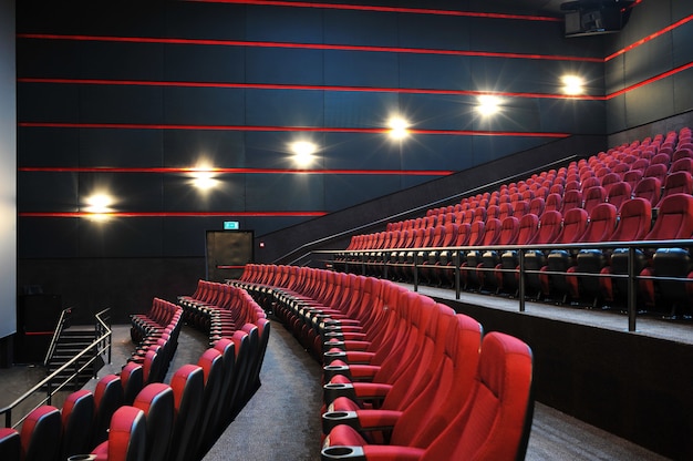 Photo la salle de cinéma. à l'intérieur