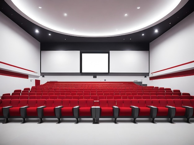 Une salle de cinéma moderne à Royan Charente, en France maritime