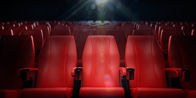 Salle de cinéma vide