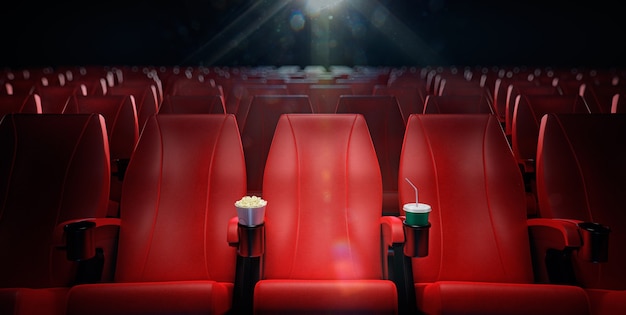 Salle de cinéma vide