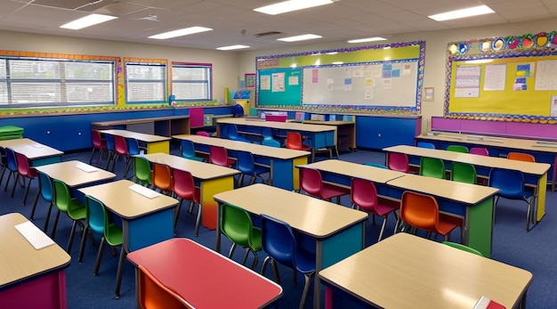 Une salle de classe magnifiquement conçue et dynamique pour les jeunes enfants